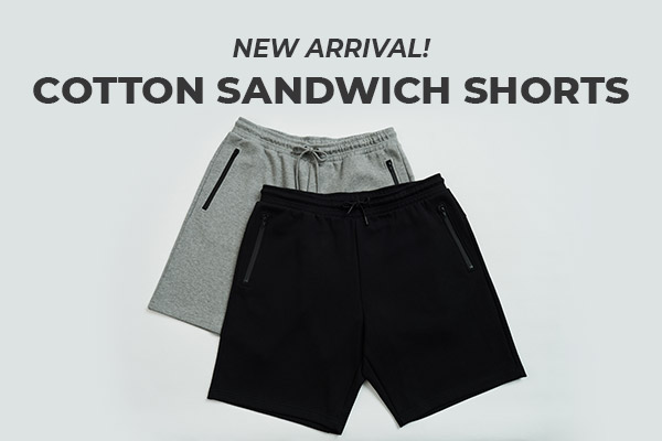 Cotton Sandwich Shorts